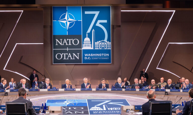 NATO’s New Mission: Keep America In, Russia Down, and China Out