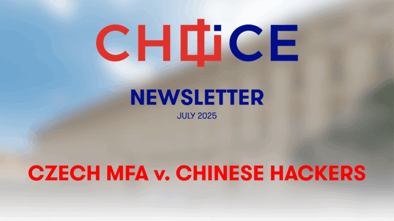 CHOICE Newsletter: Czech MFA v. Chinese Hackers