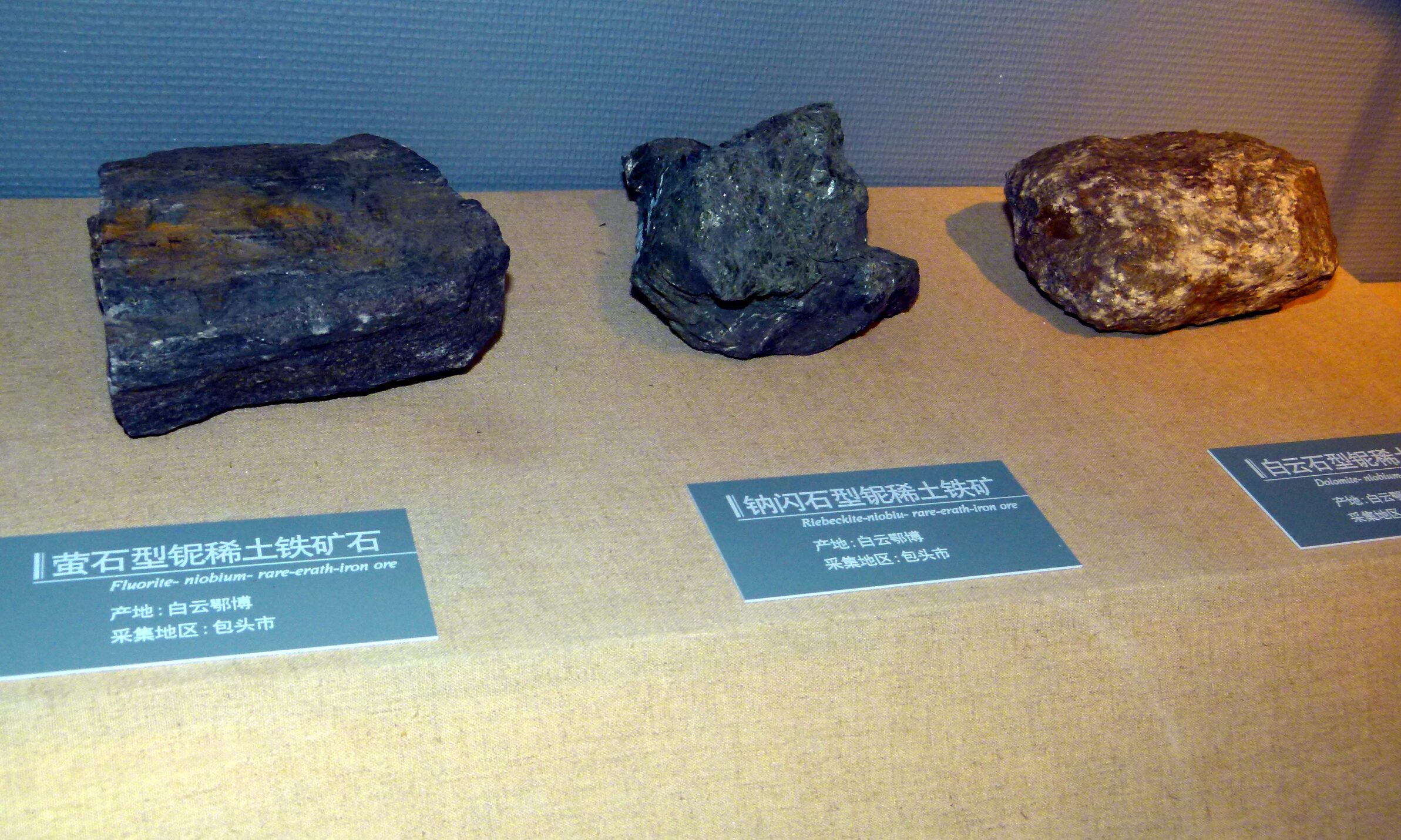 Rare earth minerals
