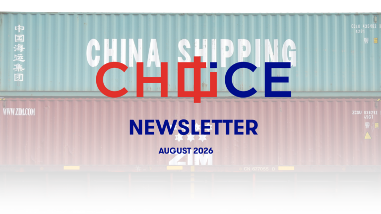 CHOICE Newsletter: De-risking in Action: Chinese Solar & E-Commerce