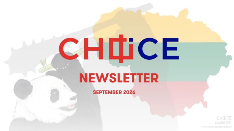 CHOICE Newsletter: What Lies Ahead for Lithuania-China Relations?